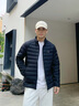波司登立體剪裁薄羽90絨立領(lǐng)短款羽絨服外套B250131037 曬單實(shí)拍圖