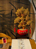 赟婭中式招財進(jìn)寶發(fā)財樹(shù)擺件輕奢玄關(guān)酒柜辦公室搖錢(qián)樹(shù)裝飾品喬遷禮品 招財進(jìn)寶金幣樹(shù)-紅色+底座 曬單實(shí)拍圖