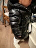 高梵黑金兒童鵝絨服3.0龍騰系列中長款親子裝兒童羽絨服黑色(亮面)110 曬單實拍圖