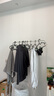 宜家（IKEA）BRUKSVARA布瓦拉曬衣架家用陽臺曬衣架晾衣服臥室衣架 白色曬衣架+衣架 曬單實拍圖