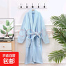 【質(zhì)感超好】浴袍女家用速干浴巾睡袍可穿可裹吸水浴裙浴衣長袖 藍(lán)色 均碼 曬單實(shí)拍圖
