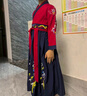 小淘孩兒童漢服男童中國風(fēng)國學(xué)服畢業(yè)團體中秋表演服演出服 龍吟紅藍130 曬單實(shí)拍圖