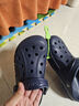 卡駱馳（CROCS）洞洞鞋貝雅男鞋女鞋輕便耐磨一腳蹬拖鞋休閑鞋|10126 深藍-410 40 (250mm) 曬單實(shí)拍圖