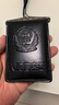 新款掛脖卡套真皮折疊證件套公職磁吸卡套 磁吸證件套+合金卡托+印字掛繩 曬單實(shí)拍圖