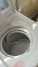 美菱12公斤15半自動(dòng)家用雙桶洗衣機(jī)商用大容量不銹鋼內(nèi)膽雙缸洗衣機(jī)玻璃蓋板洗脫分離強(qiáng)力宿舍租房 12公斤灰色 不銹鋼內(nèi)膽 鋼化玻璃面板 曬單實(shí)拍圖