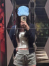 芭芙達妮蕾絲拼接花邊軟糯針織衫女輕薄外套2025春秋新款上衣女開衫 藏青 M 曬單實拍圖