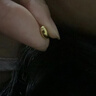 中國黃金黃金項鏈吊墜足金女款相思豆送老婆生日禮物女友 足金吊墜-約0.2g（贈925銀鏈） 曬單實(shí)拍圖
