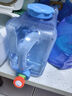 拜杰純凈水桶戶外水桶帶龍頭大口徑儲水桶自駕游手提戶外飲用水桶 水桶方形款12L（帶水龍頭） 曬單實拍圖