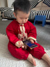 G.DUCKKIDS小黃鴨滿月嬰兒衣服春秋新生兒連體衣中國風(fēng)百天男女寶寶周歲禮服 紅色金鎖禮服+掛件 66cm 66碼0-3月建議寶寶4-6公斤 曬單實(shí)拍圖