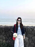 艾珠兒（Aizhuer）休閑褲女裝2025秋季學(xué)院小香風(fēng)針織開(kāi)衫褲子女韓系穿搭一整套裝 藍(lán)色假兩件上衣+褲子 M 曬單實(shí)拍圖