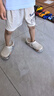 卡帝樂鱷魚洞洞鞋男士涼鞋休閑花園拖鞋兩用沙灘鞋涼拖鞋子 男 1556 白色 41 曬單實(shí)拍圖