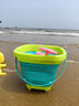 媽寶孖寶沙灘挖沙子工具兒童玩具大號(hào)10歲12趕海邊必備鏟8三件套裝折疊桶6 曬單實(shí)拍圖