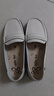 Walker Shop奧卡索休閑鞋女平底軟底豆豆鞋女單鞋一腳蹬樂福鞋女D151059米色 曬單實(shí)拍圖