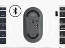 羅技（Logitech）時(shí)尚系列 PEBBLE鼠標(biāo) 無線藍(lán)牙鼠標(biāo) 辦公靜音鼠標(biāo) 女性鼠標(biāo)對稱鼠標(biāo) 鵝卵石造型 石墨黑 曬單實(shí)拍圖