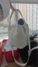 CHARLES&KEITH25秋新品簡約通勤手提水桶包菜籃子包生日禮物CK2-10151518 Cream奶白色 S 曬單實(shí)拍圖