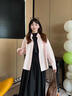 麓格立襯衫女外套2025春夏季慵懶感條紋寬松休閑襯衣通勤風(fēng)韓版薄外套 粉條紋襯衫 L 曬單實(shí)拍圖