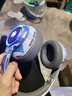 HKMW索尼（SONY）同款電競藍牙耳機頭戴式高顏值可插卡折疊重低音有線(xiàn)無(wú)線(xiàn)通用游戲耳麥 白【藍牙5.3芯片 七彩燈效】 套餐二 曬單實(shí)拍圖