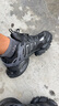 adidas FOS系列輕機甲鞋-賽博XLG RUNNER DELUXE厚底跑鞋阿迪達斯   黑/亮金屬鐵灰   41 曬單實拍圖