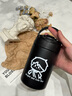 可愛雙飲保溫杯禮物學(xué)生高顏值情侶水杯便攜吸管杯子2025新款小眾 黑色雙飲款保溫杯男孩款500ml 單杯 曬單實(shí)拍圖