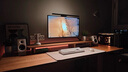 明基(BenQ) ScreenBar Halo2屏幕掛燈電競顯示器電腦沉浸背光智能護(hù)眼 曬單實(shí)拍圖
