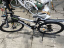 金武端自行車(chē)成人山地車(chē)公路賽車(chē)單車(chē)騎行變速超輕越野中學(xué)生初中青少年 頂配版-輻條輪-黑白色 26寸21速 曬單實(shí)拍圖