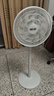 先科電風(fēng)扇家用落地扇靜音電扇循環(huán)扇制冷臺立式省電15葉大風(fēng)強力搖頭電扇 15葉白色機械無(wú)遙控（標準款）270 曬單實(shí)拍圖