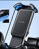 閃魔電動(dòng)車(chē)手機支架摩托車(chē)電瓶車(chē)手機支架山地自行車(chē)手機支架防震適用外賣(mài)快遞騎行手小牛九號愛(ài)瑪雅迪 「橫車(chē)把款」一鍵鎖死-單手取放-騎行0抖動(dòng) 曬單實(shí)拍圖