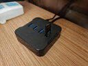 山澤USB分線器 3.0高速4口HUB擴(kuò)展塢集線器 筆記本電腦一拖四轉(zhuǎn)換器延長(zhǎng)線帶電源接口1.5米黑色HUB02 曬單實(shí)拍圖