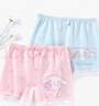 Hello Kitty女童安全褲防走光棉夏季薄款兒童內褲寶寶四角平角打底抗菌短褲 B款  抗菌襠 2條 120 cm 適合身115-125cm 曬單實(shí)拍圖