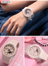 卡西歐（CASIO）手表男G-SHOCK八角形農(nóng)家橡樹多功能防水運(yùn)動(dòng)夜光男表 送男友禮物 女款櫻花粉GMA-S2100-4A 曬單實(shí)拍圖