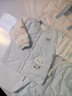 迪士尼寶寶寶寶套裝嬰幼兒衣服加棉秋冬棉衣套裝分體式衣服純棉內(nèi)衣可開檔衣 寶寶加棉套裝(藍(lán)色云朵) 80 曬單實(shí)拍圖