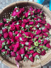 可食用新鮮墨紅玫瑰鮮花  現(xiàn)貨 當(dāng)天採摘當(dāng)天發(fā)貨 冷鏈運(yùn)輸500g 1斤 曬單實(shí)拍圖