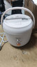 美的（Midea）電飯煲家用2L小型1-2人宿舍一人食小米粥煲湯蒸飯上蒸下煮一鍵煮飯智能保溫迷你高顏值電飯鍋JA205 曬單實(shí)拍圖