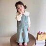 G.duck小黃鴨童裝女童秋裝套裝春秋小香風(fēng)兒童牛仔馬甲三件套女寶寶衣服 藍色 100 建議2~3歲【 90-100cm】cm 曬單實(shí)拍圖
