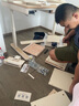 愛果樂（IGROW）咖啡貓兒童學(xué)習(xí)桌書桌椅套裝寫字桌升降桌中小學(xué)生家用課桌1.2m 曬單實拍圖