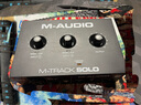M-AUDIOM-Track DUO SOLO 2進(jìn)2出專(zhuān)業(yè)音頻接口 錄音混音聲卡編曲有聲書(shū) M-Track SOLO(開(kāi)封聯(lián)系客服) 曬單實(shí)拍圖