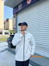 李寧加絨保暖開(kāi)衫連帽衛衣男子25新款秋冬彈力舒適運動(dòng)外套AWDVC39 曬單實(shí)拍圖
