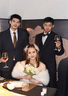 吉約蒙雙排扣西服男士套裝新款黑色高級商務(wù)正裝結(jié)婚新郎西裝禮服西裝 晶石黑【上衣+褲子】 50 曬單實拍圖
