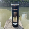 BEMEGA英國防摔玻璃杯雙層隔熱便攜帶提手泡茶杯男女定制logo刻字水杯子 紳士黑 曬單實(shí)拍圖