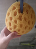 KRRAMEL沐浴球學(xué)生宿舍洗澡海綿沐浴球起泡豐富高檔超柔軟家用浴花檸檬黃 曬單實(shí)拍圖