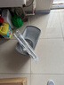 大衛(wèi)旋轉(zhuǎn)拖把36cm桿伸縮99-127cm 2頭加厚拖布  D10雙驅(qū)動免手洗 曬單實拍圖