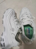 斯凱奇（Skechers）女鞋秋冬小白鞋蕾絲休閑運(yùn)動熊貓鞋黑色增高厚底老爹鞋11959 白色/WHT 36 曬單實(shí)拍圖