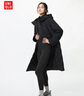 優(yōu)衣庫女裝PUFFTECH空氣棉服長大衣/25秋冬新款479209 09 黑色 L /160/88A 曬單實(shí)拍圖