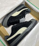 彪馬（PUMA）【面包鞋】經(jīng)典復古滑板鞋男女撞色休閑鞋SUEDE XL399099 黑色-迷霧灰-大理石灰-02 40 曬單實(shí)拍圖
