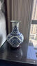 宋禮庭 SOGLYTIN景德鎮(zhèn)陶瓷輕奢青花瓷新中式古典花瓶客廳擺件仿古一對瓷器 青花瓷如意瓶 【好事成雙送底座】 曬單實拍圖
