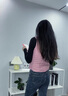 2025新款羽絨棉馬甲女秋冬保暖背心修身短款v領(lǐng)加絨坎肩百搭內膽 皮粉色-稍深(同色升級加絨款） XL 96-109斤 曬單實(shí)拍圖