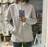 迪卡儂MH500女士山地徒步保暖搖粒絨外套夾克抓絨衣沖鋒衣內膽 珍珠米色 M 曬單實(shí)拍圖
