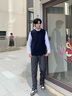 HLA海瀾之家針織背心男輕商務(wù)經(jīng)典系列圓領(lǐng)毛衣男25秋季 光蓄熱-藏青05 HNZGW3J002A L 175/92A 推薦137~150斤 曬單實(shí)拍圖