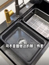 浪鯨（SSWW）水槽大單槽廚房洗菜盆一體盆304不銹鋼升級(jí)濾渣洗碗槽洗菜池 TK22 68×46抽拉三檔龍頭 左排聯(lián)系客服備注|送配件 曬單實(shí)拍圖