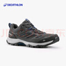 迪卡儂（DECATHLON）鞋登山鞋男戶(hù)外防滑透氣耐磨女運動(dòng)鞋低幫旅游徒步鞋ODS MH100 男款-黑灰色 42 曬單實(shí)拍圖